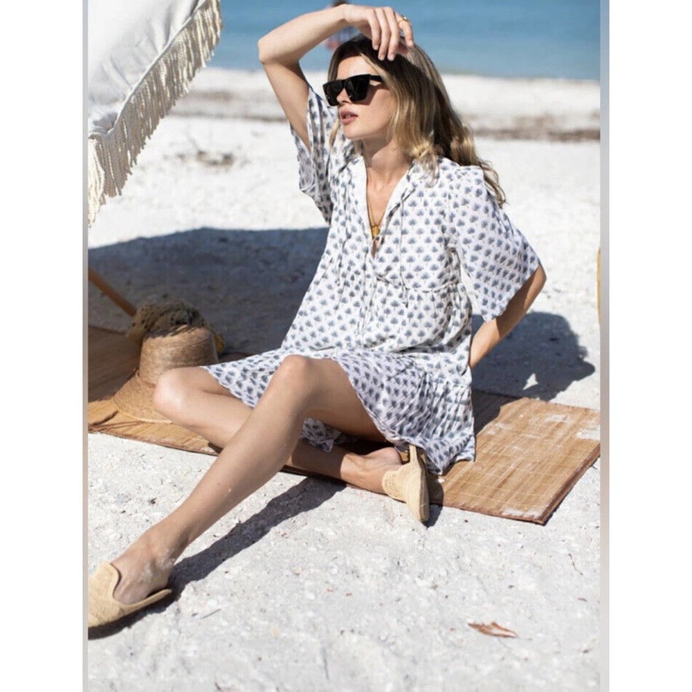 Emerson Fry White Printed Mini Dress